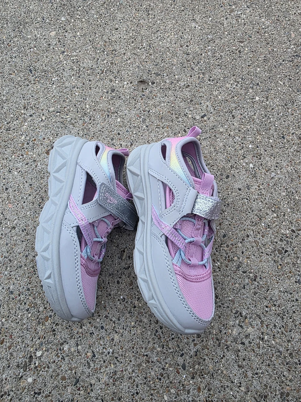 Oshkosh washable sandals With Pink Glitter Strap  Girl  10k